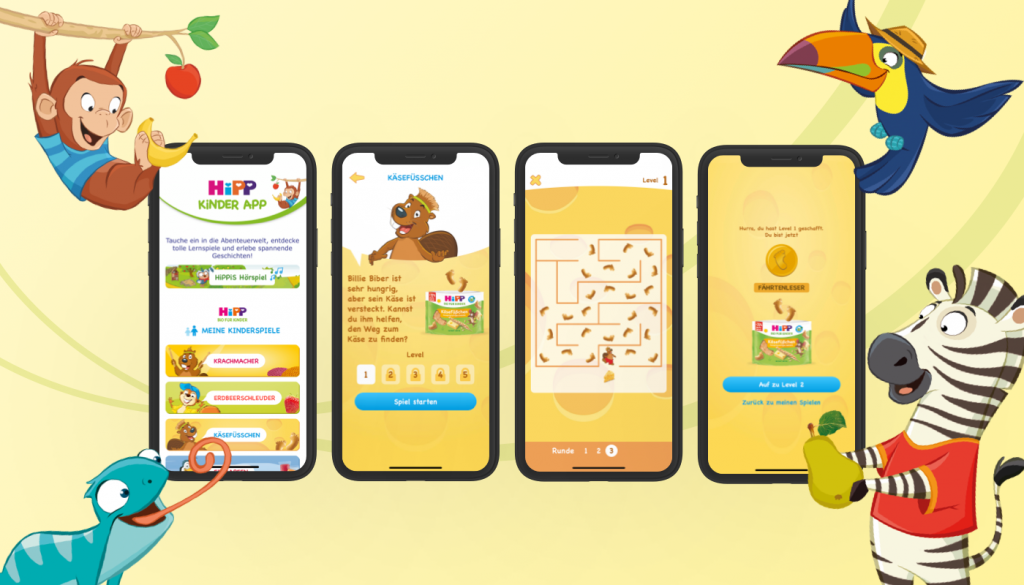 Die HiPP Kinder App bekommt ein Update.