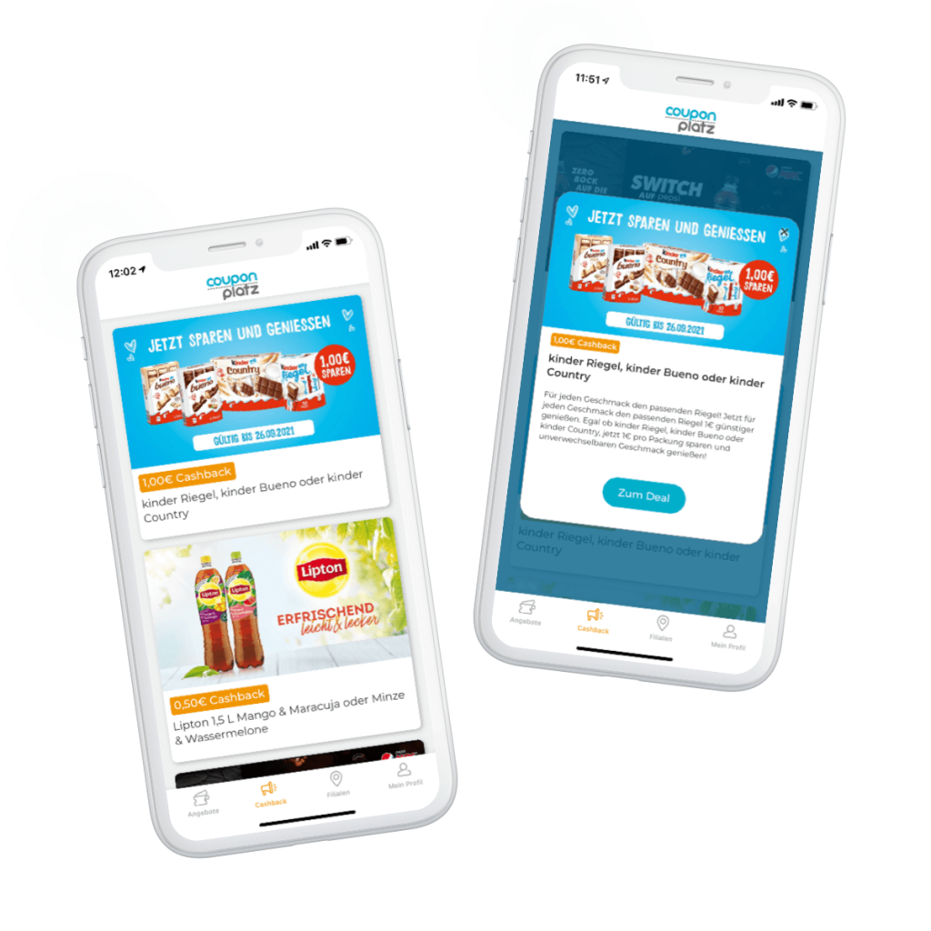 Couponplatz 2.0: Neue Inhalte und Features.