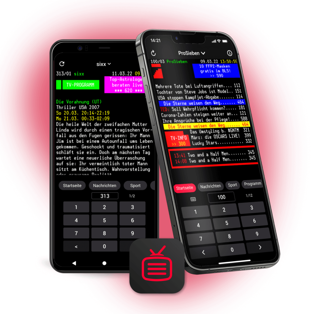 Die 71 Teletext App.