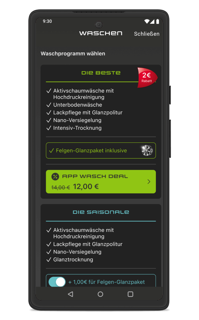 HEM App: App-Angebot für die Autwäsche gleich mobile bezahlen