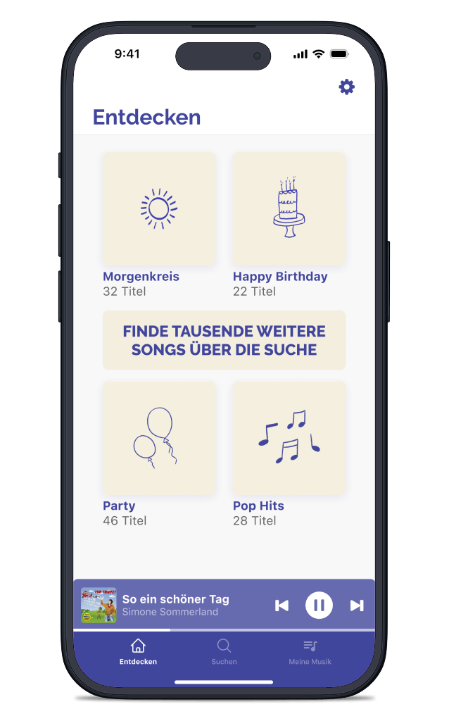 Kimma Musik-Streaming App für iPhones und iPads